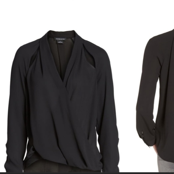 Chelsea28 Cutout Surplice Top - Picture 2 of 6